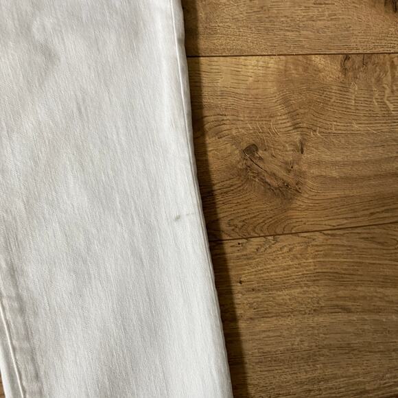 NWT FRAME Le Skinny de Jeanne Crop Jeans White Mid Rise Women’s 34 - Picture 5 of 7